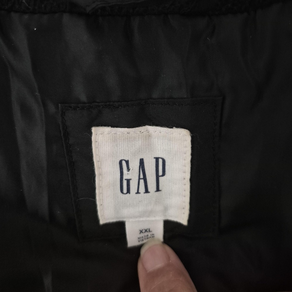 GAP Vest Mens 2XL Black Warmest Puffer True Black V2 Quilted FA19 XXL - Picture 4 of 9
